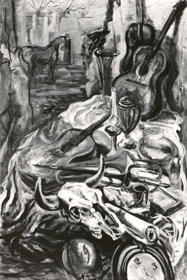 Jar. Knoblochová  	Zátiší ze statku „Na Zlatém kopci“. 	Autor fotografie: Josef Tichý, A. Fiap